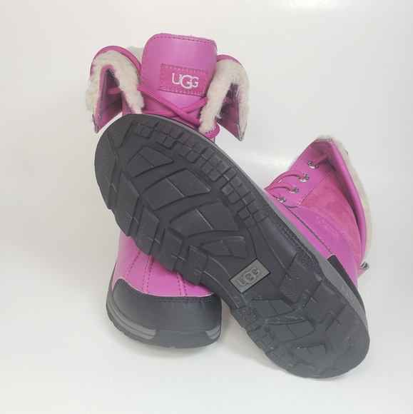 UGG Butte ll Waterproof Winter Boot, Color-Fuschia - Picture 7 of 9